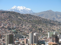 Cerro Illimani from Killi Killi Mirador